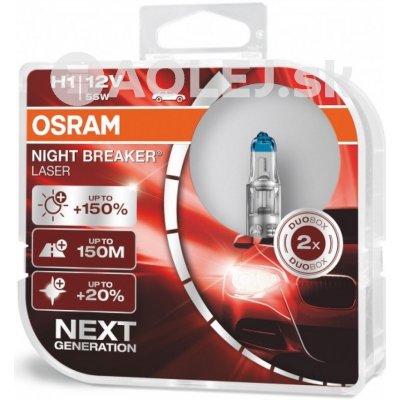 Osram H1 12V 55W P14,5s Night Breaker Laser Box