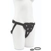 Me You Us Strap-on Harness, univerzálny čierny strap-on postroj s O-ring