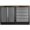 AHProfi Sestava kvalitních PROFI dílenských skříněk s pracovní deskou - TGS1300BAL08 Grey