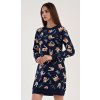 Vienetta nočná košeľa s dlhým rukávom tmavě modrá