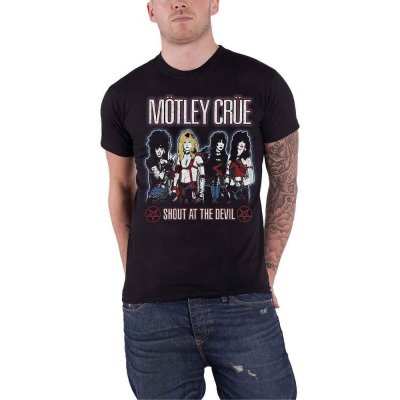 Mötley Crüe Motley Crue - Tričko "Shout At The Devil" pre mužov RO1249 (XL) (čierne)