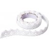 Bavlnená samolepiaca stuha krajka 1,8 m / White