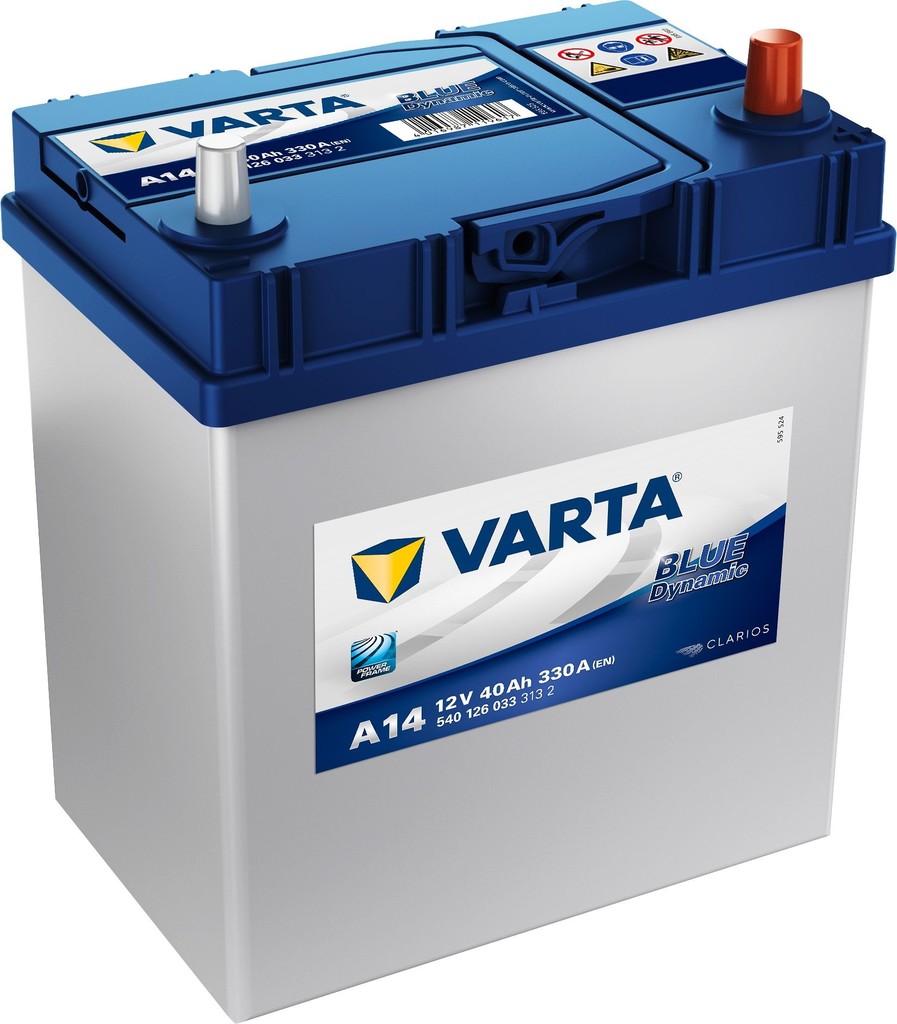 Varta Blue Dynamic 12V 40Ah 330A 540 126 033 od 45,3 € - Heureka.sk