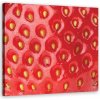 Obraz na plátně, Makro jahody - 50x50 cm
