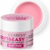 Claresa UV/LED gél na nechty Soft & Easy Builder gel Baby Pink 90 g