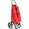 Nákupný vozík ROLSER Big Polar 2LRSG skladací, objem 44L, 2 XL kolieska, červený