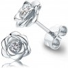 Olivie strieborné náušnice RUŽIČKA 4739
