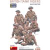 MiniArt Figures British Tank Riders NW Europe Resin Heads 1/35