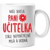 Albi Kvetoucí hrnek Bezva učitelka 380 ml