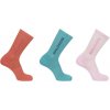 Salomon Everyday Crew 3 Pack Blue Curacao/Red Orange/Fairy Tale 36-38