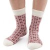 Vlnka Vánoční ponožky Merino červená - EU 38-39