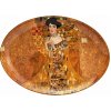Porcelánový tanier GUSTAV KLIMT KOLEKCIA ADELE HNEDÝ 25,5 cm