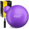 Nafukovacia gymnastická lopta 85 cm fialová