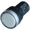 Tracon Kontrolka LED biela 24V d=22mm LJL22-ACDC24W
