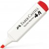 FABER-CASTELL popisovač na textil - klinový hrot - červený