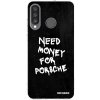 Picasee silikonový průhledný obal pro Huawei P30 Lite - Black Dollar