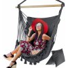 ActivePlus závesné hojdacie kreslo BOHO brazílske 120 cm antracitové