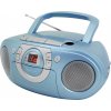 Soundmaster SCD5100BL/ CD přehrávač/ Přehrávač Kazet/ FM rádio/ Modrý