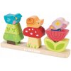 Le Toy Van Petilou skládací kostky veselá zahrádka