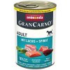 Animonda pes GRANCARNO konz. Adult losos/špenát 400g