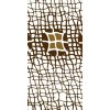 Dimex fototapeta Hnedá mriežka S-401 | 110 x 220 cm (Vliesová fototapeta | lepidlo zdarma)