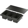 VS Envi Flex XS-216 Systém na třídění odpadu KŠ, 3 × 13 litrů, lávová