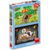 Dino - Puzzle 2x48 Krtkov deň - 40-99 dielov