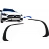 KITT Front Bumper Splitters Fins Aero suitable for Mercedes C Class W206 Sport Line (2021-Up) Piano Black