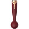 Viotec Firelick Mini Wand Vibrator Gold & Wine Red