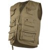 Vesta Poľovnícka rybárska vesta Mil-Tec Khaki