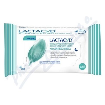 Lactacyd ubrousky with antibacterials 15ks