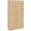 Regál VidaXL 82,5 x 30,5 x 150 cm, odtiene hnedej farby