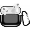 Puzdro Electroplating case čierne – Apple AirPods 3