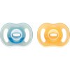 Tommee Tippee Ultra Light Night cumlík 6-18m Orange/ Blue 2 ks