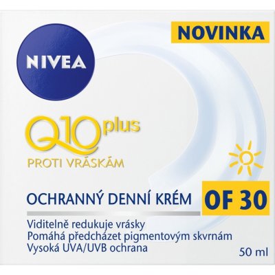 Nivea Q10 Ochranný denný krém proti vráskam OF30 50 ml