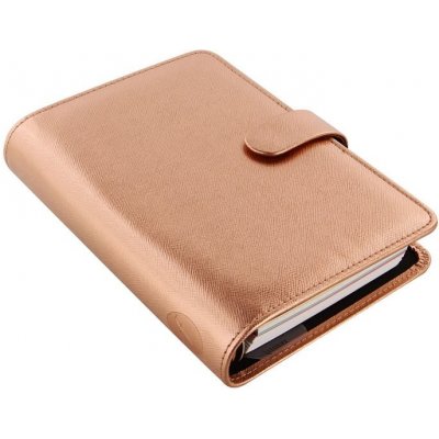 Filofax Saffiano A6 týždenný 2022 Rose Gold