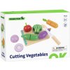 Tooky Toy Drevená sada krájania zelenina