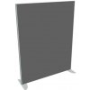 HOBIS Priečkový paraván Akustik, 120x156,5 cm, sv.sivý