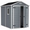 Zahradní domek Keter MANOR 6 x 8 DD šedý / bílý, s podlahou