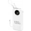 Powerbanka Dudao K13Pro 20000mAh so vstavaným káblom - biela