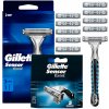 10 x Gillette Senzor Excel Vložky Nožnice Originál