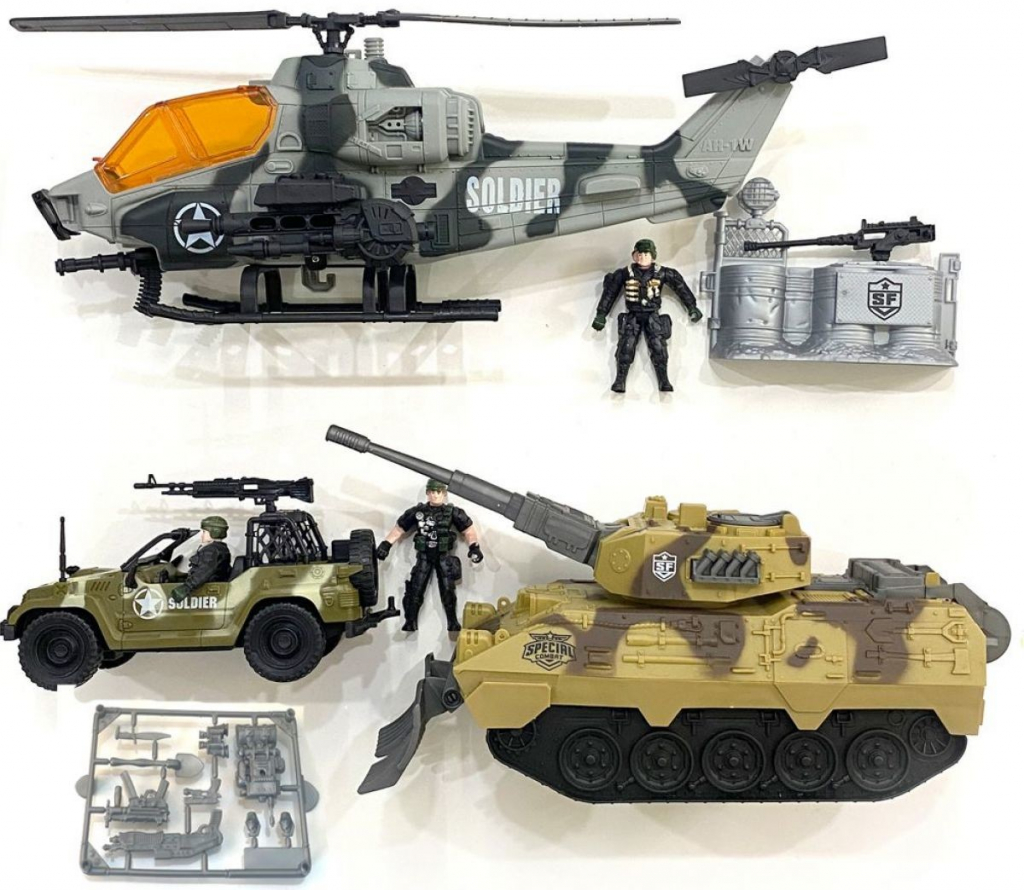 Alltoys Veľká vojenská sada tank