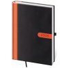 Diár 2026 denný A5 Bora - čierno/oranžová