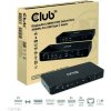 Club3D Dokovací stanice DisplayPort / HDMI KVM Switch, USB-C, PD CSV-1585 Club 3D