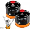 NEO TOOLS Turistický plynový horák + 2 plynové kartuše 20-036 20-060