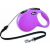 Vodítko FLEXI Classic NEW M lanko 8m/20kg ružová M lanko 8m/20kg růžová