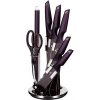 BERLINGERHAUS Sada nožov v stojane 8 ks Purple Eclipse Collection BH-2587