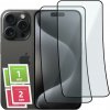HYBRIDNÉ SKLO PLNÉ PRE APPLE IPHONE 15 PRO NA CELÝ KERAMICKÝ DISPLEJ 9D