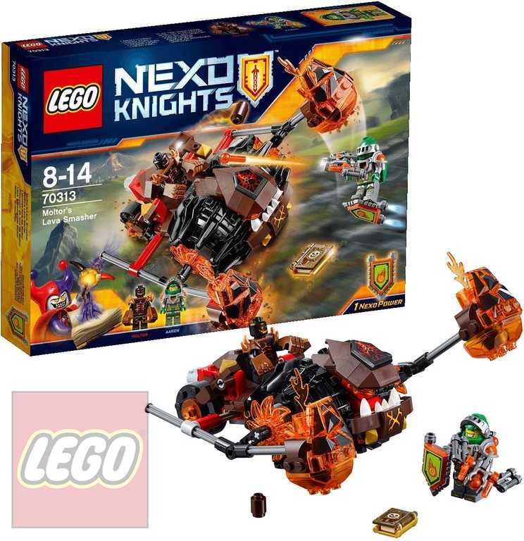 LEGO® Nexo Knights 70313 Moltorův lávový drtič od 69 € - Heureka.sk