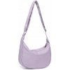 Miss Lulu dámska Casual Crossbody látková taška - fialová